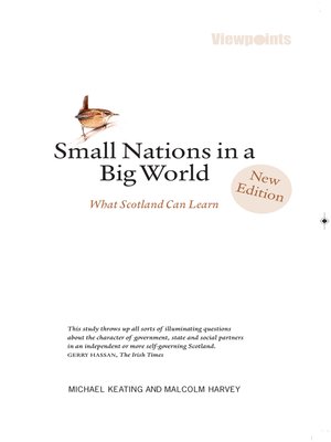 cover image of Small Nations in a Big World